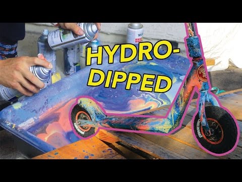 INSANE COLORFUL DIRT SCOOTER!