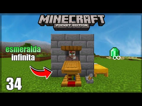 A FARM DE ESMERALDA INFINITA!! - MINECRAFT SURVIVAL 1.19 #34 ( MINECRAFT BEDROCK )