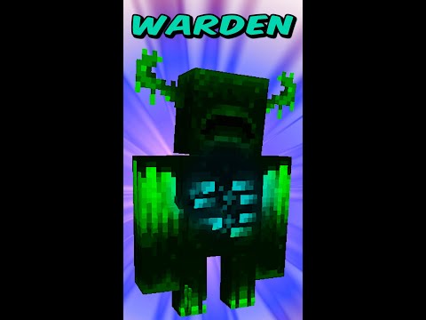 Warden vs iron golem Minecraft#Shorts