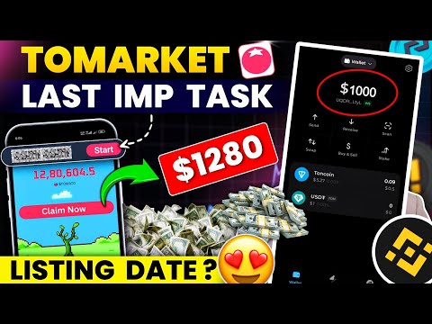 Tomarket Your $TOMA🍅 Awaits | Tomarket Airdrop Listing Date 31 October | Tomarket New Update Today