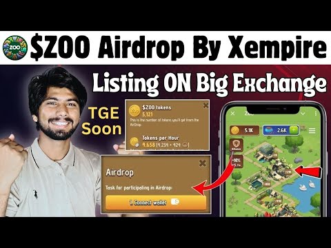 New $ZOO Airdrop By Xempire | x empire new airdrop, new telegram airdrop