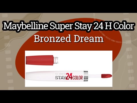 Vlogmas Day 22 | Maybelline Super Stay 24 Hour Lipstick- Bronzed Dream