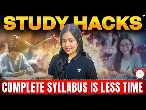 Complete Syllabus is Less Time✅ | Study Hacks | Anushya Ma’am