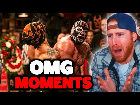 OMG MOMENTS!!! CRAZIEST Pro Wrestling Moves 7