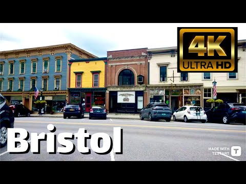 【4K】Bristol Vermont - Day Walk - July 2023