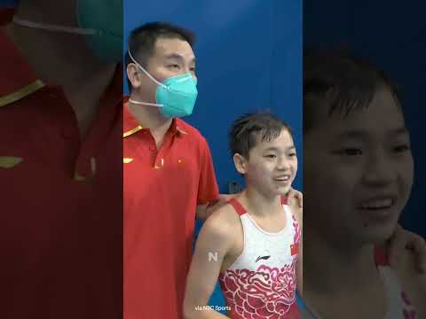 14-YEAR-OLD PERFECT DIVE for Her Mom