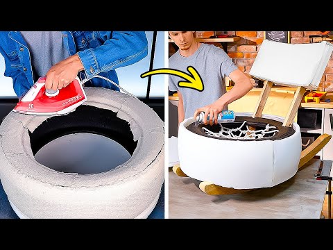 DIY Projects to Turn Recycled Tires Into Stylish and Functional Creations