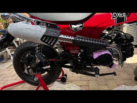 DAX125にMORIWAKI MONSTERを取り付けてみました