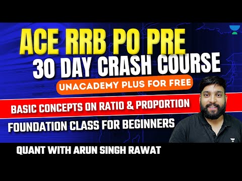 RRB PO Pre 20 Days Crash Course | Foundation Class for Beginners [Unacademy Plus for Free]