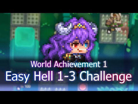 Easy Hell 1-3 Challenges | Guardian Tales World Achievement 1