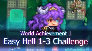 Easy Hell 1-3 Challenges | Guardian Tales World Achievement 1