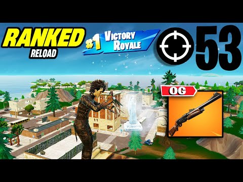 53 Elimination Solo Vs Squads "Ranked RELOAD" Gameplay Wins (Fortnite PS4 Controller On PC)