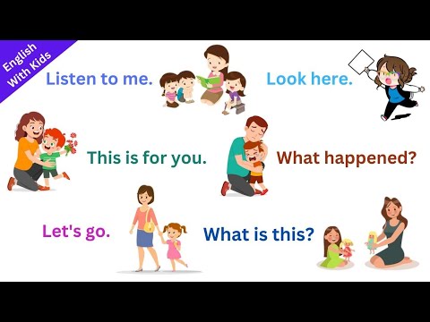 Speak English With Kids | Spoken English for kids | Daily use English sentences