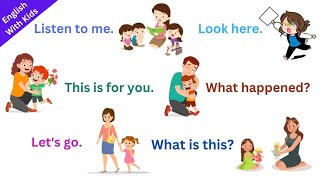 Speak English With Kids | Spoken English for kids | Daily use English sentences