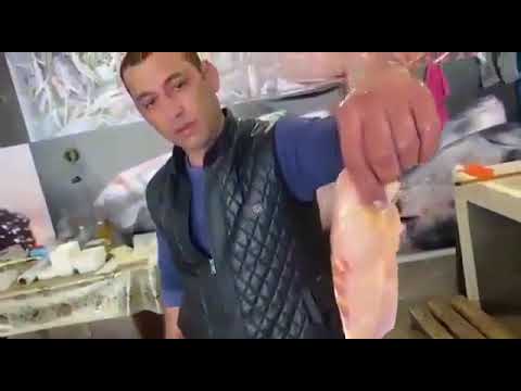 Как нужно правильно разделывать осётра (вкусно в конце 👍).