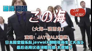 日語翻唱【この海】→中文原曲【大海--張雨生】演唱：JAYWALK樂隊  由知久光康作词，这首歌是樂隊為了紀念張雨生而唱的