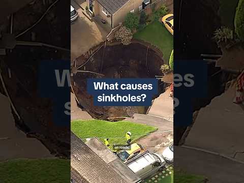 What causes sinkholes? #shorts #sinkhole #sinkholes