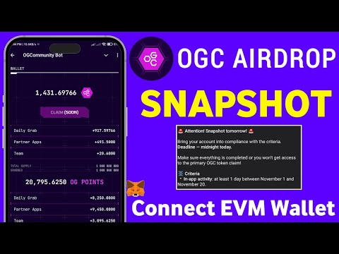 OGC Mining App Snapshot Update | OGC Airdrop Eligible Criteria | OGC New Update | OGC Listing