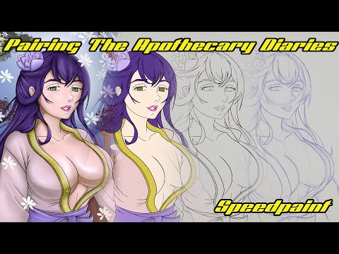 Pairing The Apothecary Diaries Fanart Speedpaint