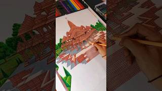 Part- 5 | Complete Ram Mandir 😊 #rammandir #drawing #shorts