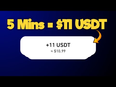 5 mins = $11.00 USDT ♡ Best Usdt Earning Site 2024 | Usdt Mining Site