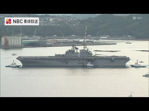 米海軍の強襲揚陸艦「アメリカ」交代へ　F-35B搭載の「トリポリ」配備【長崎・佐世保】