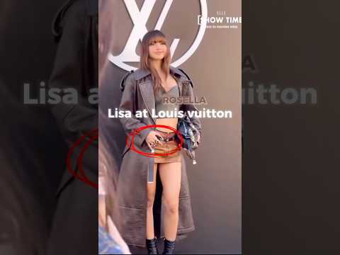 Lisa at Louis Vuitton #music #kpop #blackpink #lisa #louisvuitton