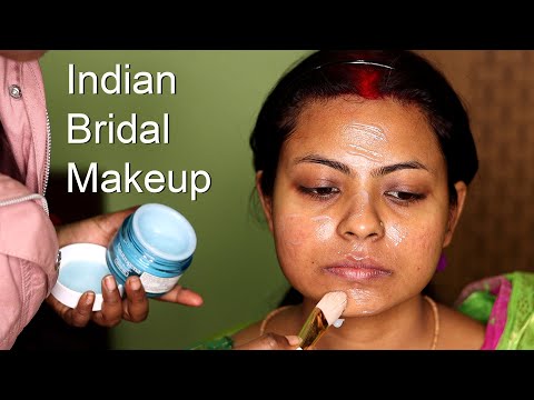 Indian Bridal Makeup Tutorial/ Real Bridal Makeup Step By Step/Makeup Tutorial For Beginners