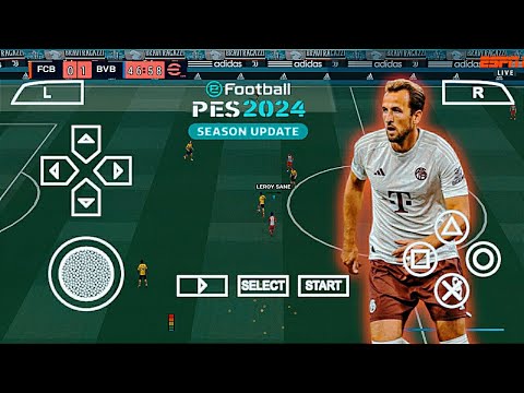 eFootball PES 2024 PPSSPP Full Update Faces Team Europa & Arab League Camera PS5