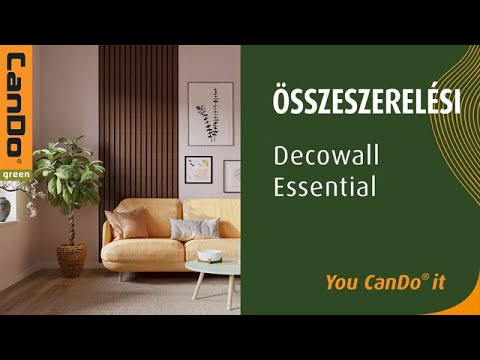 CanDo green Decowall Essential - Összeszerelési HU