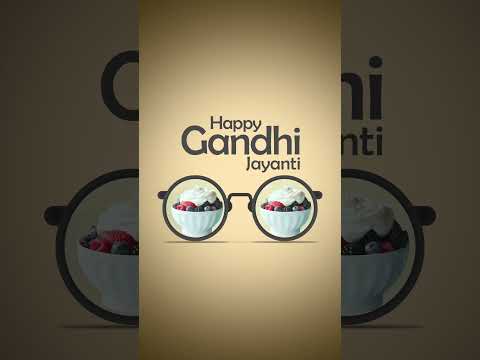 Gandhi Jayanti Motion Graphic, Product Promotion Ideas, Gandhi Jayanti Creative Idea, Green Screen