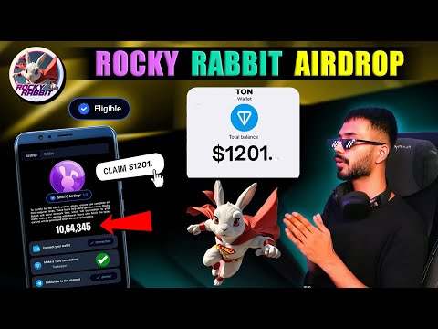 Rocky Rabbit Withdrawal 🐰|| Eligibility Task || Claim Rocky Rabbit Airdrop || Free Ton