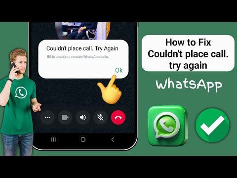 How to Fix WhatsApp Couldn't place call Try again | WhatsApp Couldn't Place Call Try Again