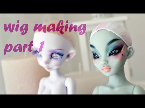 BJD Tutorial ~ Wig Making Part 1