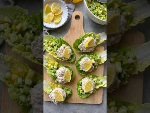 Tuna Salad Lettuce Boats