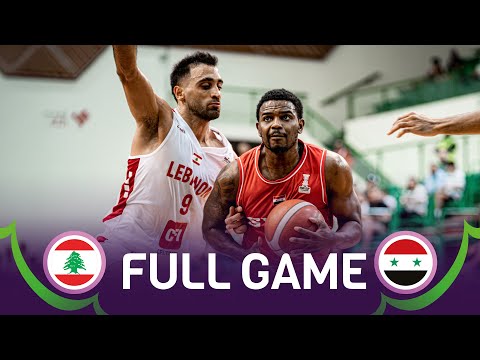 Lebanon v Syria | Full Basketball Game | FIBA Asia Cup Qualifiers 2025