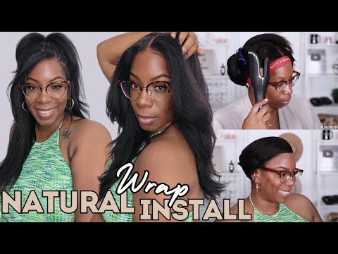 Wig Wrap! HOW TO: Realistic Natural Wig Install with REAL Haircare Techniques BeautyForeverHair