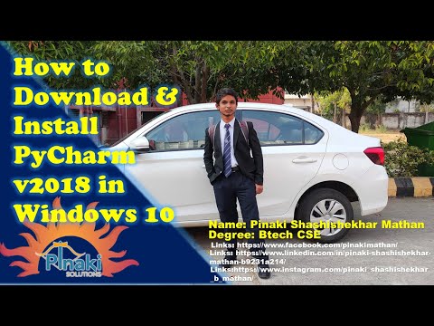 How to Download & Install PyCharm v2018 in Windows 10/11