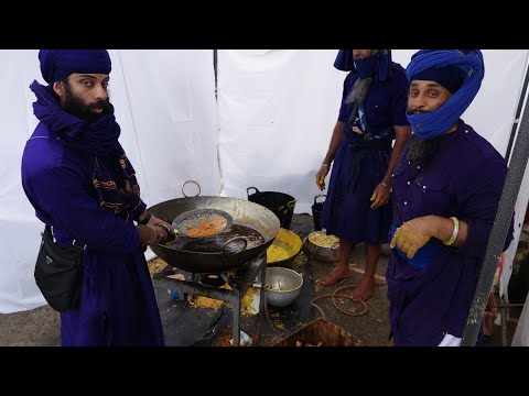 Punjabi Sikh Nihang Singh Chakravarti Khalsa Warriors | Singh Sahib Jathedar Baba Joginder Singh Ji