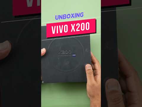 Vivo X200 unboxing in 60 seconds #vivo200 #unboxing #vivox200series