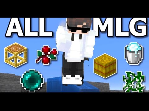 Trying every MLG🪣 in Minecraft |Minecraft Gameplay pocket edition|📷📸#gameplay