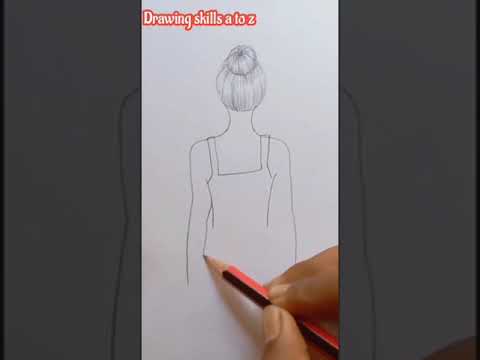 How to draw a girl easy|| how to draw lips, eye, body, hair of a girl | easy drawing tutorial