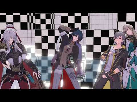 【MMD崩壊:スターレイル/Honkai:StarRail】ヒビカセ / Hibikase 【Trailblazer Caelus, Blade ,Jing Yuan,Luocha】