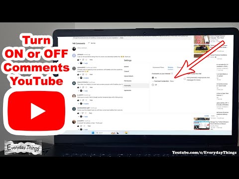 How to Turn ON or OFF Comments on YouTube - Quick Guide