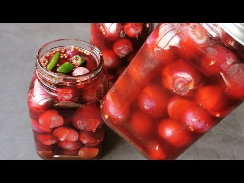 A different taste, how to make pickled onions