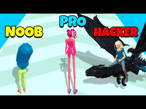 NOOB vs PRO vs HACKER - Build A Queen