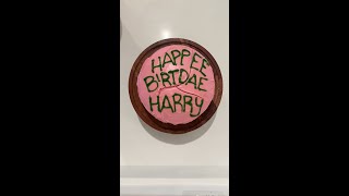 Harry Potter's birthday cake #HarryPotter #RubeusHagrid