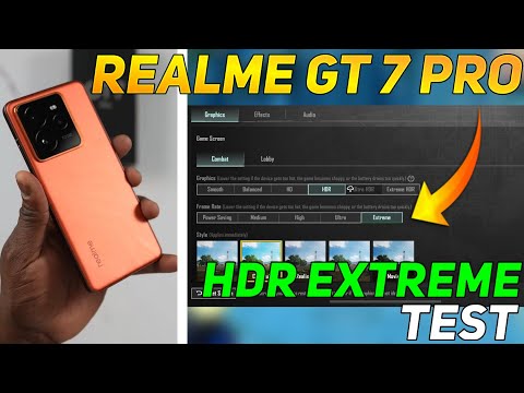 REALME GT 7 PRO BGMI HDR EXTREME TEST | HEATING 🔥🔥