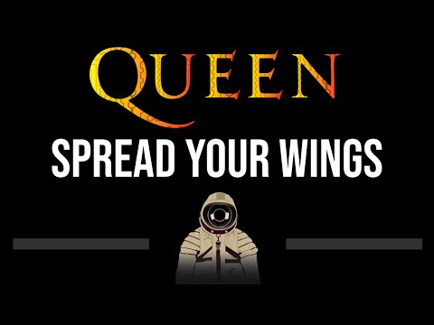 Queen • Spread Your Wings (CC) 🎤 [Karaoke] [Instrumental]