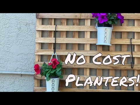 Plastic containers turned into planters for my garden 🪴